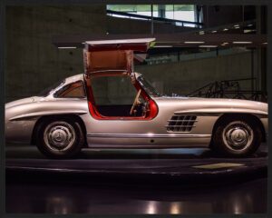 Freudenreich Interior Design | Digitaldruck Mercedes Benz 300SL Gullwing