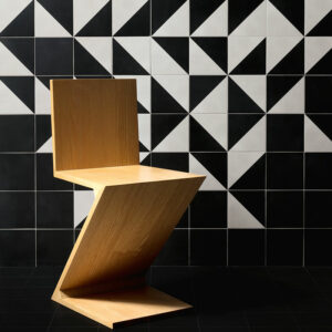Freudenreich Interior Design | Fliese Futura half black & Futura black