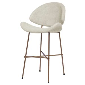 Freudenreich Interior Design | Barhocker Cheri Bar Boucle Copper low ecru