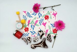 Freudenreich Interior Design | Do it yourself Blockprinting Set Kolibri