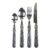 Besteckset Linas coal 16-teilig