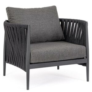 Freudenreich Interior Design | Loungesessel Jacinta anthrazit von bizzotto