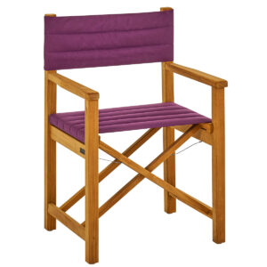 Freudenreich Interior Design | Outdoor Sessel Cabin Acryl malve gepolstert von Weishäupl