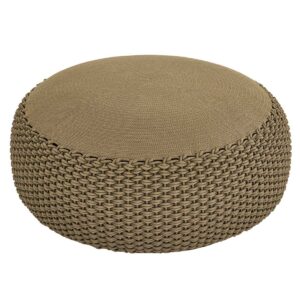 Freudenreich Interior Design | Pouf large taupe von Weishäupl